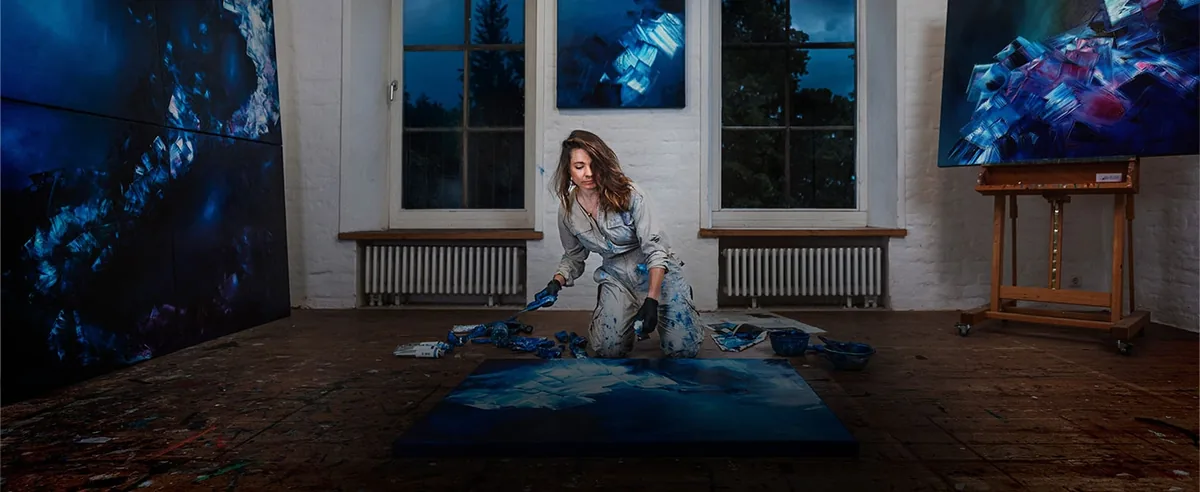 Rebecca Gischel as artist – painting and mediumistic work